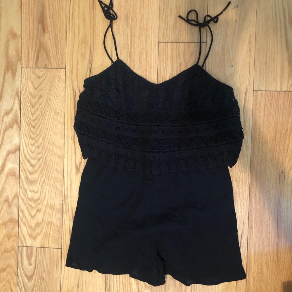 TOPSHOP BLACK ROMPER - Picture 2 of 3